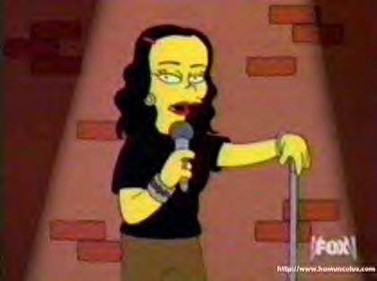 Janeane Gerofalo on The Simpsons (JPG)